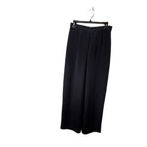 C6 Talbots Pure Silk Noir Dress Pants